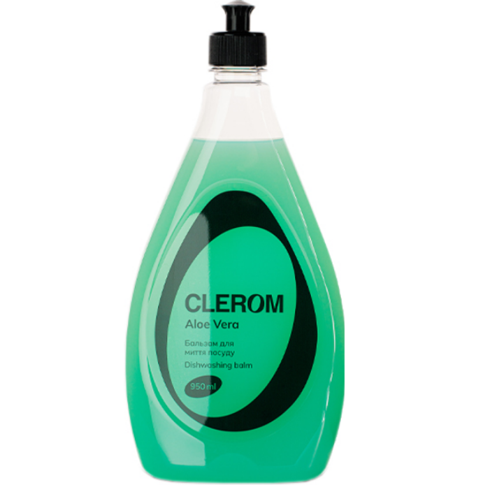 Clerom бальзам д/миття посуду 950мл Aloe Vera